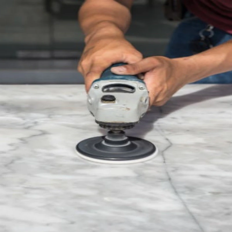 a polished marble contertop example