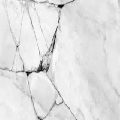 Cracked marble tile before repair - StoneTex Ltd service example