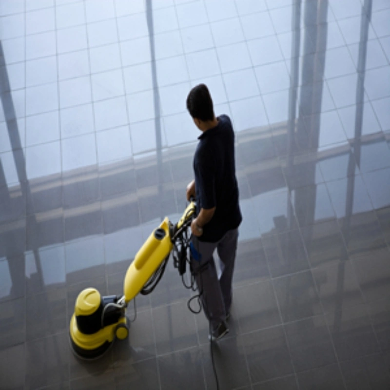 a clean and polished marble floor