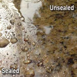 sealed marble floor